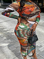Load image into Gallery viewer, Make Them Stare Mesh Dress
