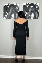 Load image into Gallery viewer, black maxi dress 
